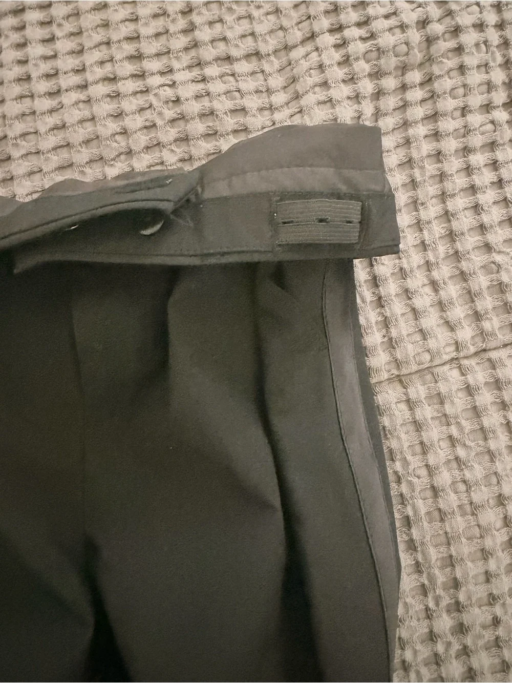 Zara Boys Black Slacks Pants Size 9-10 Adjustable Waist Excellent Condition